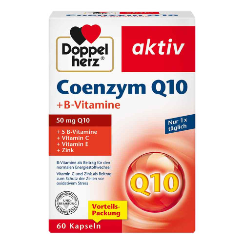 DOPPELHERZ Coenzym Q10+B Vitamine Kapseln
