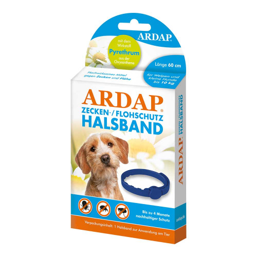 ARDAP Zecken-/Flohschutzhalsb.kl.Hun.+Welp.b.10 kg