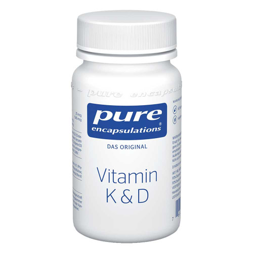 PURE ENCAPSULATIONS Vitamin K & D Kapseln