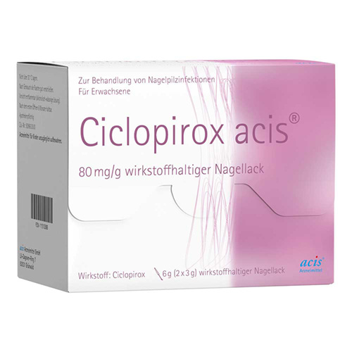 CICLOPIROX acis 80 mg/g wirkstoffhalt.Nagellack