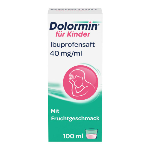 DOLORMIN f&uuml;r Kinder Ibuprofensaft 40 mg/ml Susp.