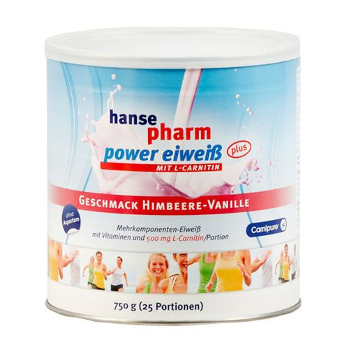 HANSEPHARM Power Eiwei&szlig; plus Himbeere-Vanille Plv.