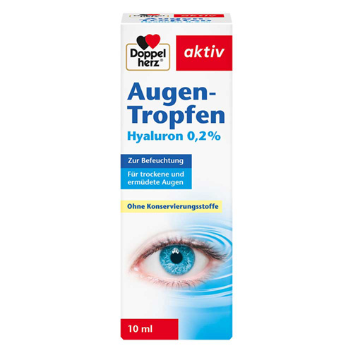 DOPPELHERZ Augen-Tropfen Hyaluron 0,2%