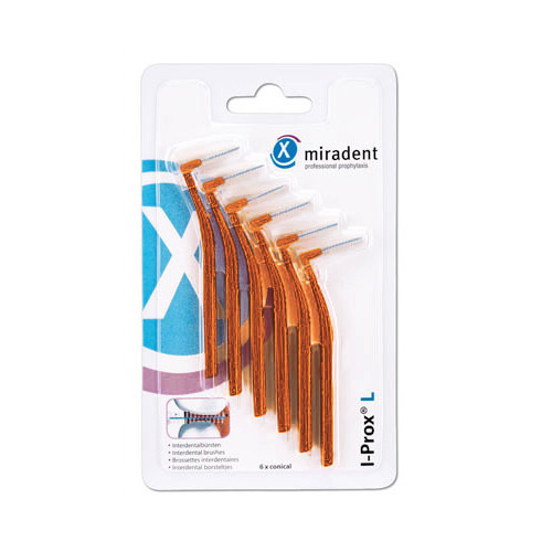 MIRADENT Interdentalb&uuml;rste I-Prox L 0,8 mm orange