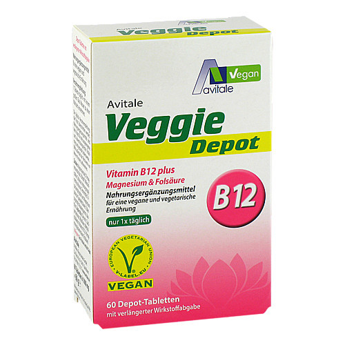 VEGGIE Depot Vitamin B12+Magnesium+Fols&auml;ure Tabl.