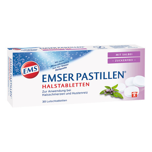 EMSER Pastillen mit Salbei zuckerfrei