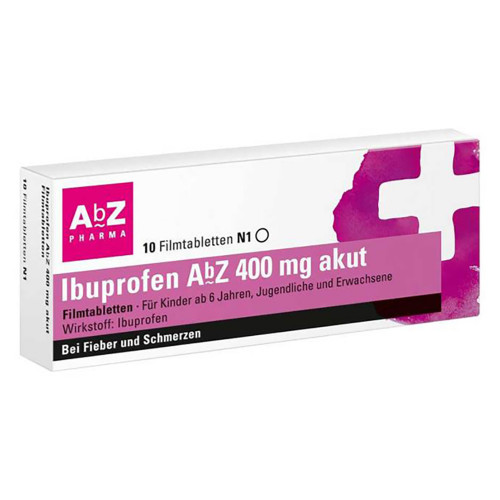 IBUPROFEN AbZ 400 mg akut Filmtabletten