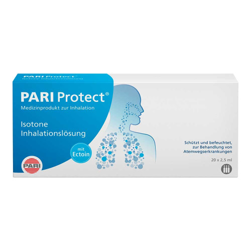 PARI ProtECT Inhalationsl&ouml;sung mit Ectoin Ampullen