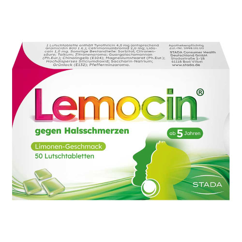 LEMOCIN gegen Halsschmerzen Lutschtabletten