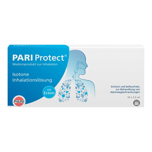 PARI ProtECT Inhalationsl&ouml;sung mit Ectoin Ampullen