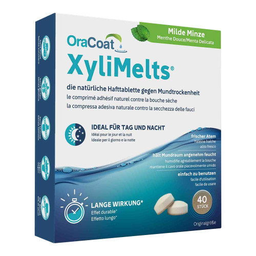 XYLIMELTS Hafttabletten milde Minze OraCoat