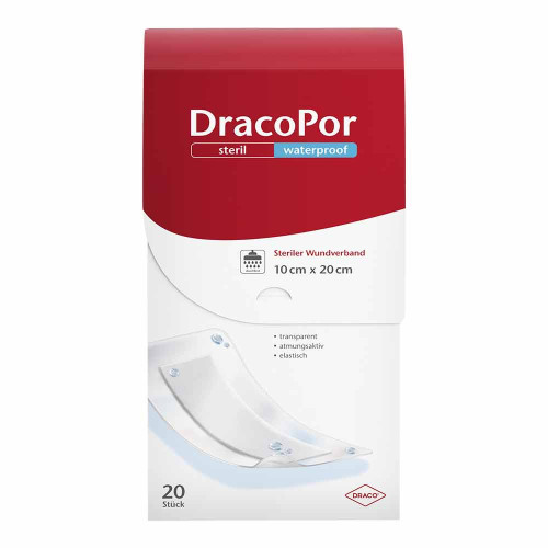 DRACOPOR waterproof Wundverband 10x20 cm steril