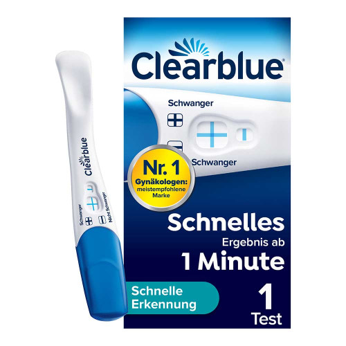 CLEARBLUE Schwangerschaftstest schnelle Erkennung