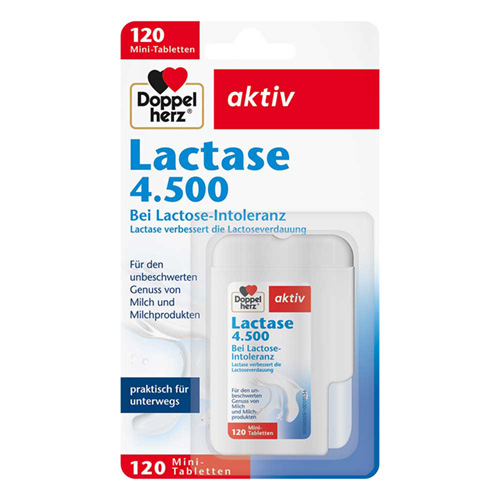 DOPPELHERZ Lactase 4.500 Tabletten