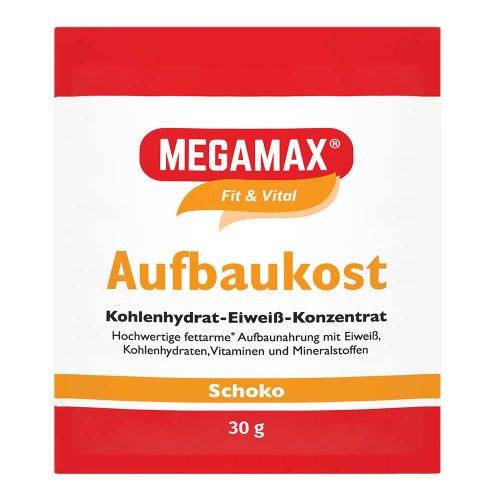 MEGAMAX Aufbaukost Schoko Pulver