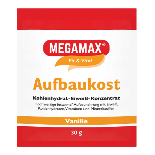 MEGAMAX Aufbaukost Vanille Pulver