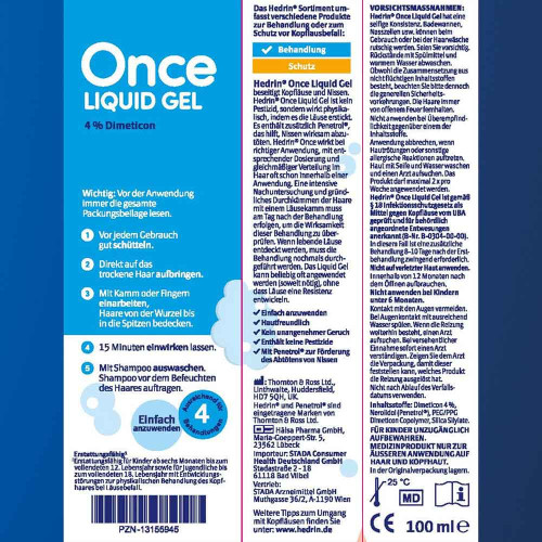 HEDRIN Once Liquid Gel