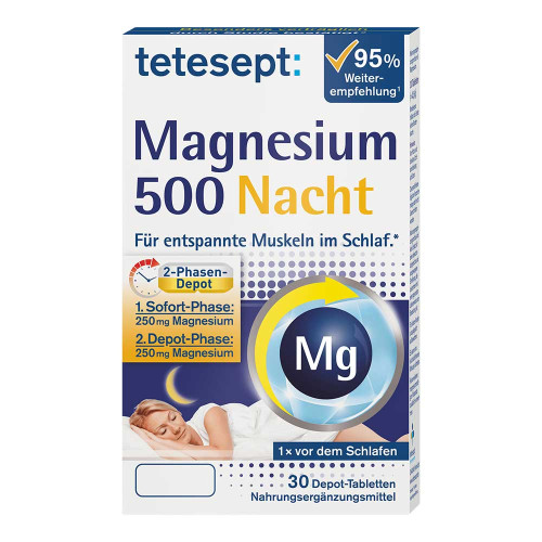 TETESEPT Magnesium 500 Nacht Tabletten