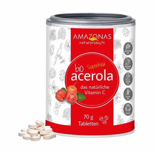 ACEROLA 100% Bio nat&uuml;rliches Vit.C Lutschtabletten