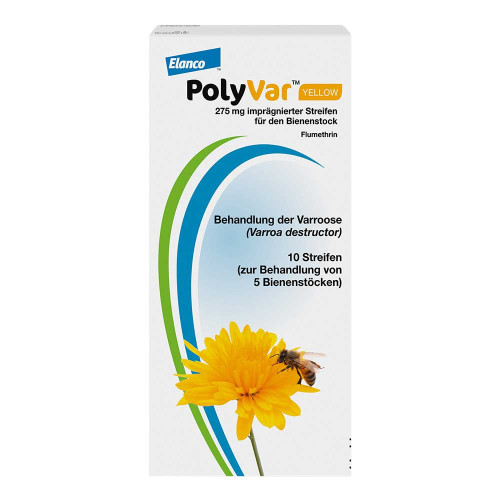 POLYVAR Yellow 275 mg impr&auml;g.Str.f.d.Bienenstock