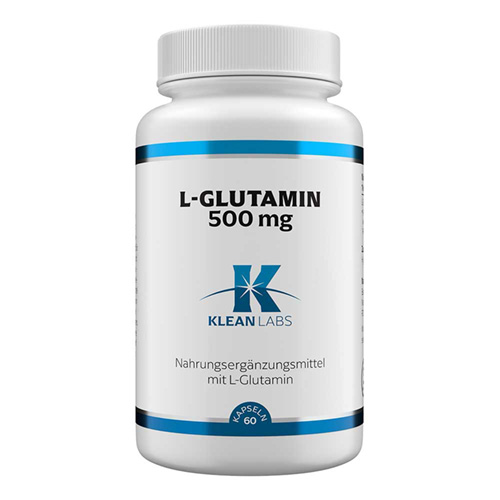 L-GLUTAMIN 500 mg KLEAN LABS Kapseln