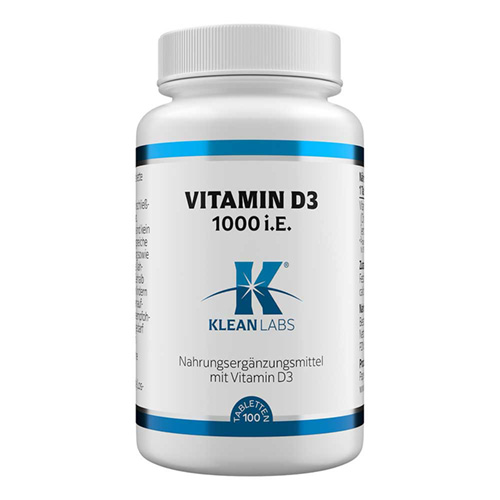 VITAMIN D 1000 I.E. KLEAN LABS Tabletten