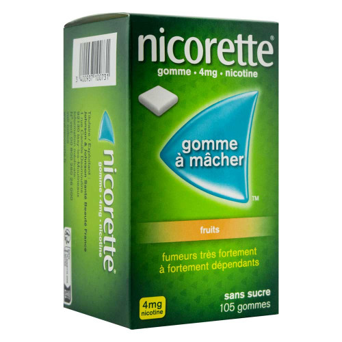NICORETTE 4 mg freshfruit Kaugummi