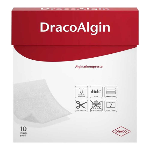 DRACOALGIN 5x5 cm Alginatkompresse