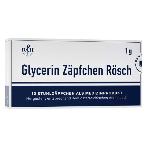 GLYCERIN Z&Auml;PFCHEN R&ouml;sch 1 g gegen Verstopfung