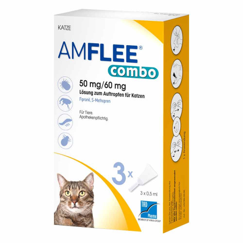 AMFLEE combo 50/60mg Lsg.z.Auftropfen f.Katzen