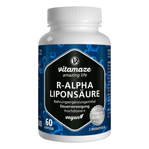 R-ALPHA-LIPONS&Auml;URE 200 mg hochdosiert vegan Kaps.