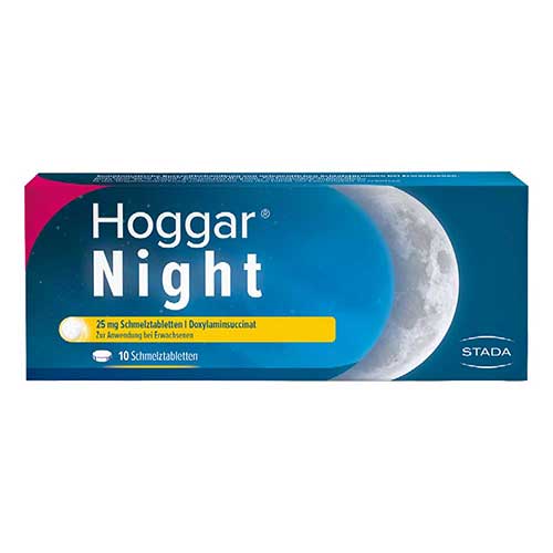Hoggar&reg; Night 25 mg Doxylamin Schlaf-Schmelztabletten