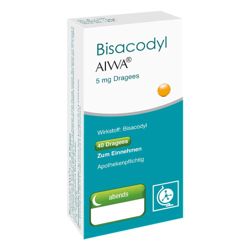 BISACODYL AIWA 5 mg Dragees