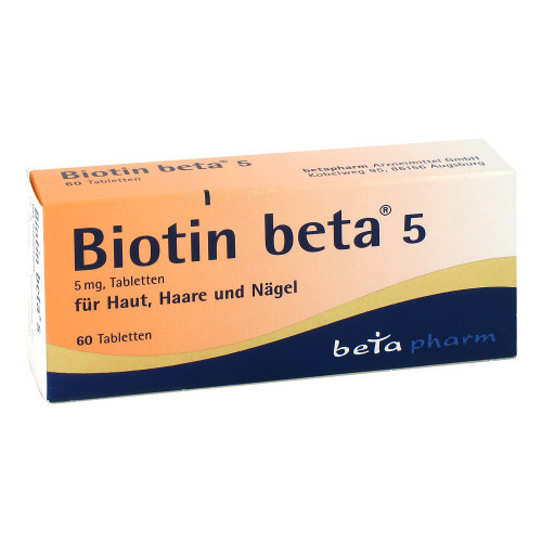 BIOTIN BETA 5 Tabletten