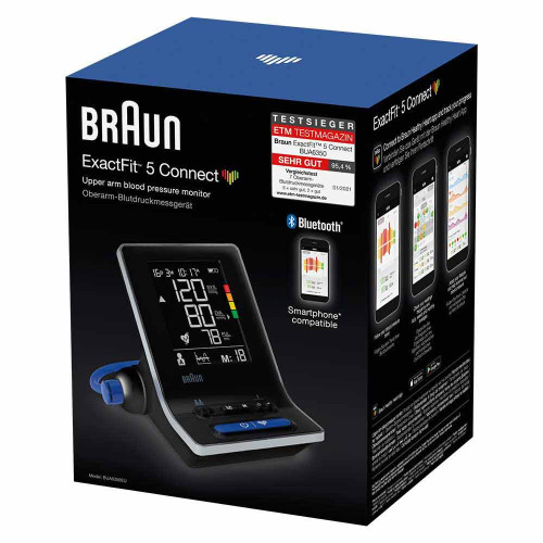 BRAUN BLUTDRUCKMESSGER&Auml;T ExactFit5 Connect Oberarm