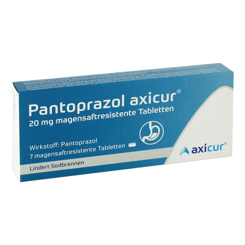 PANTOPRAZOL axicur 20 mg magensaftres.Tabletten