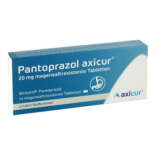 PANTOPRAZOL axicur 20 mg magensaftres.Tabletten
