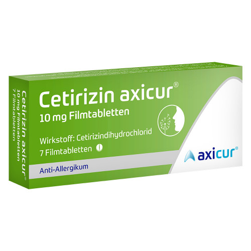CETIRIZIN axicur 10 mg Filmtabletten