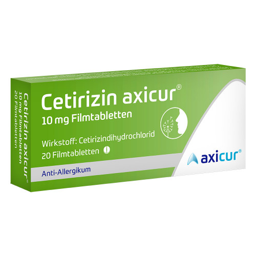 CETIRIZIN axicur 10 mg Filmtabletten