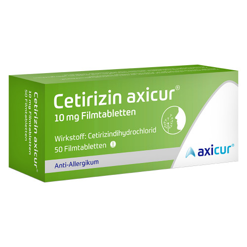 CETIRIZIN axicur 10 mg Filmtabletten