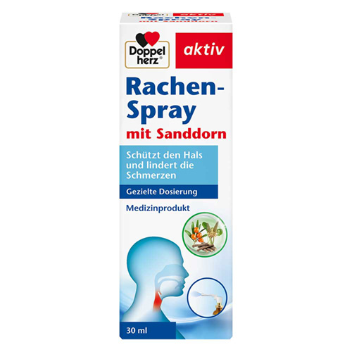 DOPPELHERZ Rachen-Spray mit Sanddorn