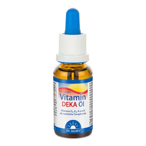 VITAMIN DEKA &Ouml;l D3+K2+A+E.Dr.Jacob's Tropf.z.Einn.
