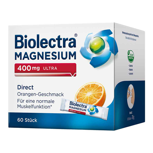 BIOLECTRA Magnesium 400 mg ultra Direct Orange