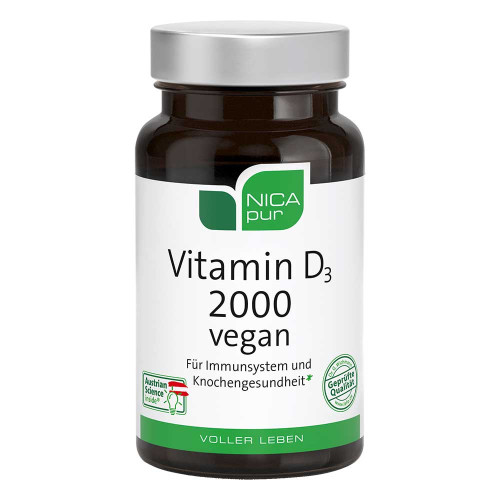 NICAPUR Vitamin D3 2000 vegan Kapseln