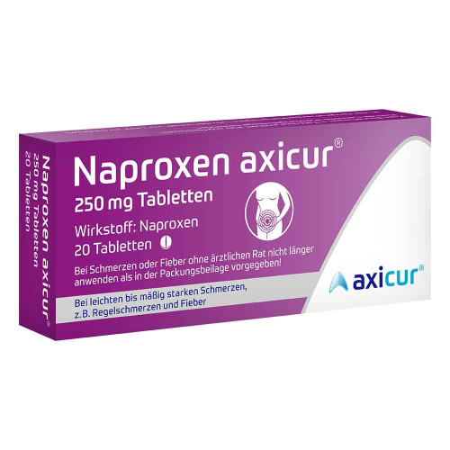 NAPROXEN axicur 250 mg Tabletten