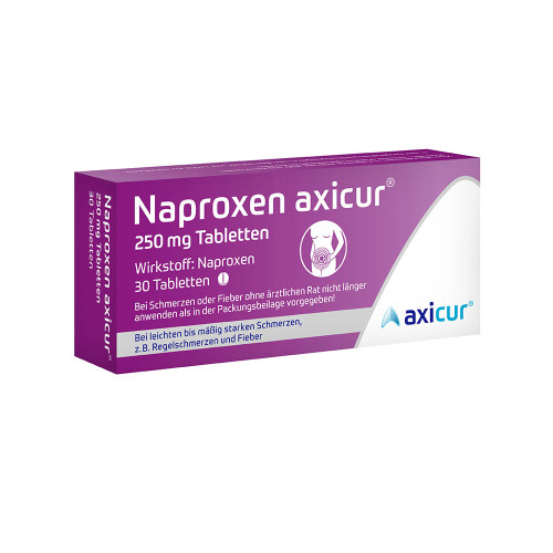 NAPROXEN axicur 250 mg Tabletten