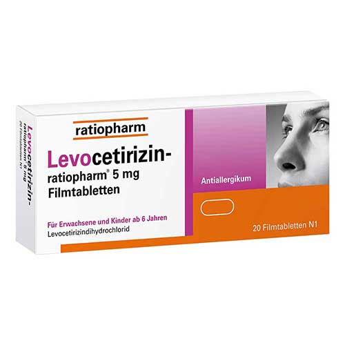 LEVOCETIRIZIN-ratiopharm 5 mg Filmtabletten