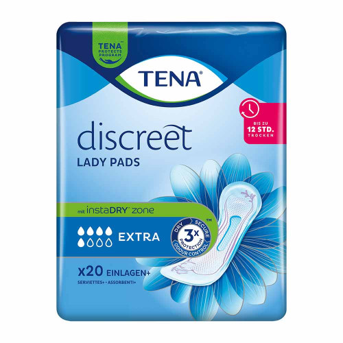 TENA LADY Discreet Inkontinenz Einlagen extra