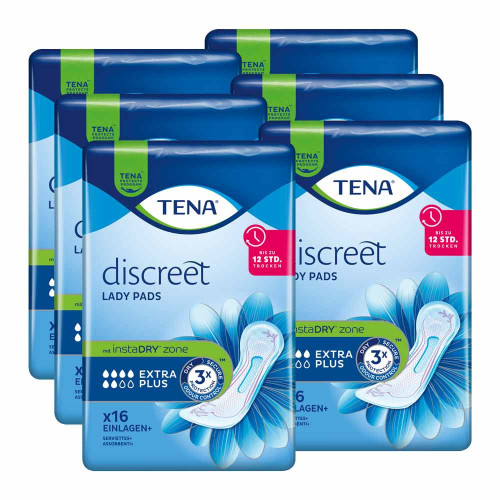 TENA LADY Discreet Inkontinenz Einlagen extra plus