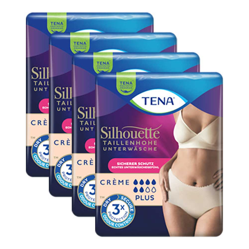 TENA SILHOUETTE plus L creme Inkontinenz Pants